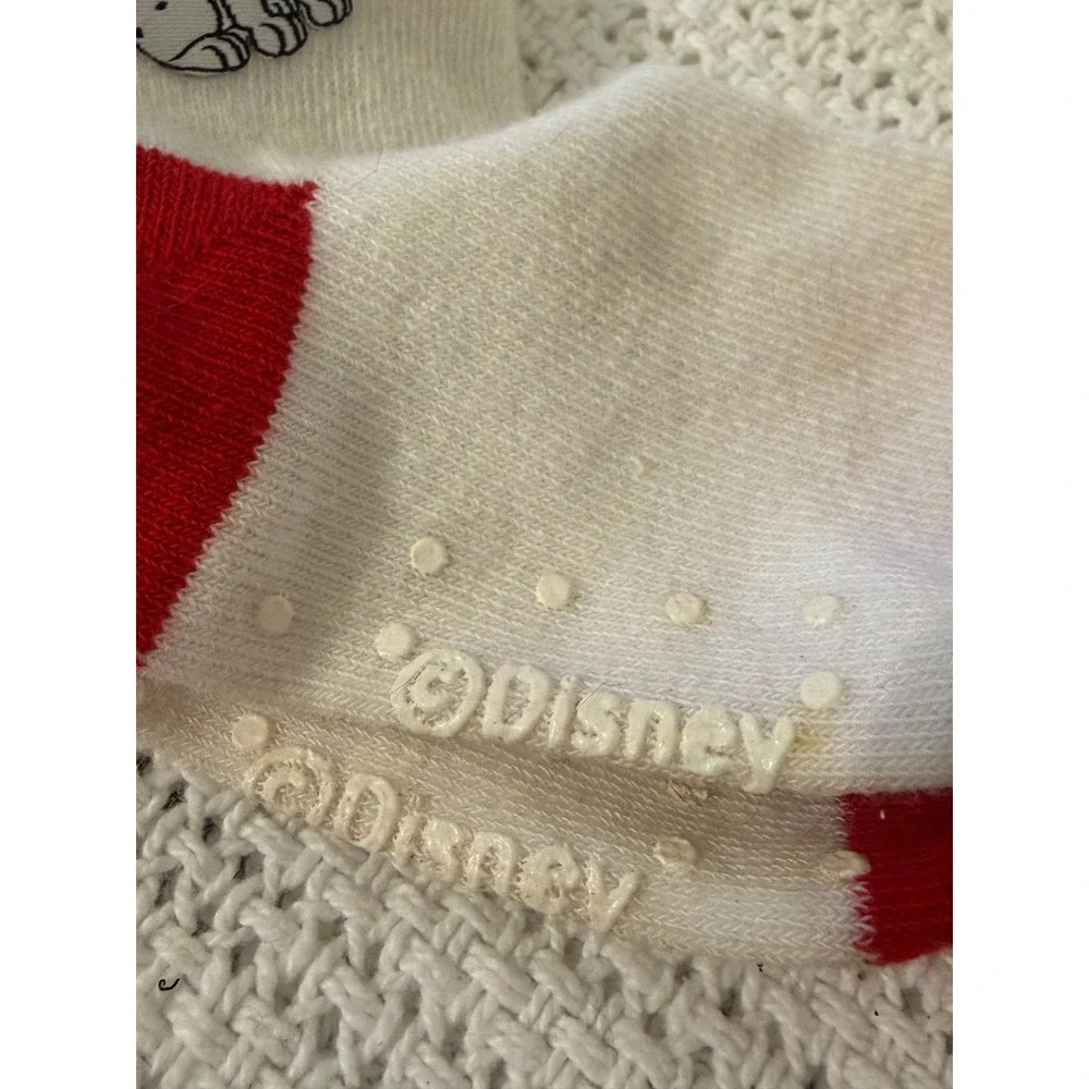 Disney Baby 101 Dalmatians Socks 2 Pack Red White Black Spotted 12-24 Months NEW